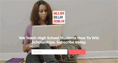 Desktop Screenshot of milliondollarscholar.com